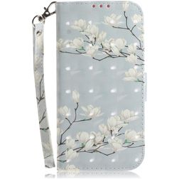 Mobigear Design Housse Samsung Galaxy A30s Etui Porte-Monnaie - Magnolia