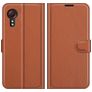 Mobigear Classic Housse Samsung Galaxy Xcover 5 Etui Porte-Monnaie - Cognac