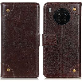 Mobigear Ranch Housse HONOR 50 Lite Etui Porte-Monnaie - Marron
