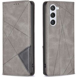 Mobigear Rhombus Slim Housse Samsung Galaxy S24 Etui - Gris