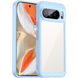 Mobigear Crystal Coque Google Pixel 10 Pro XL Coque arrière Rigide - Bleu