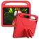 Mobigear AeroArmor Coque iPad 8 (2020) Coque de tablette pour enfants avec Poignée Enfants en EVA + Porte-crayon - Rouge