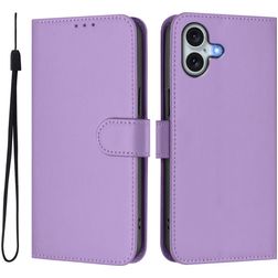 Mobigear Urban Wallet Housse iPhone 16 Plus Etui Porte-Monnaie - Violet