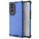 Mobigear Honeycomb Coque HONOR 70 Coque arrière Rigide Anti-Chocs - Bleu