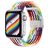 Mobigear Braided Bracelet Nylon Apple Watch Fermeture à pince - 42/41/40/38 mm - Rainbow
