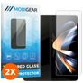 Mobigear Premium Samsung Galaxy Z Fold 4 Verre trempé Protection d'écran - Compatible Coque - Noir (Lot de 2)