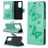 Mobigear Butterfly Housse Huawei P40 Pro Etui Porte-Monnaie - Turquoise