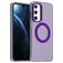 Mobigear Shockproof Samsung Galaxy A16 MagSafe Plastique rigide Coque arrière - Violet