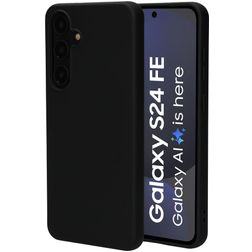 Mobiparts Coque Samsung Galaxy S24 FE Coque arrière en Silicone - Noir