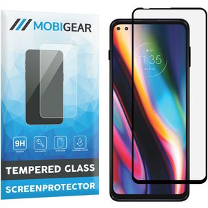 Mobigear Premium Motorola Moto G 5G Plus Verre trempé Protection d'écran - Compatible Coque - Noir