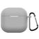 Mobigear Colors Coque Apple AirPods 4 Coque en Silicone Souple - Gris
