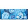 Mobigear Anti-Slip - Tapis de souris - 40 x 90 CM - Waves