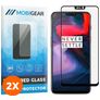 Mobigear Premium OnePlus 6 Verre trempé Protection d'écran - Compatible Coque - Noir (Lot de 2)