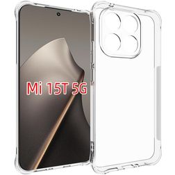 Mobigear Cushion Coque Xiaomi 15T Coque arrière en TPU Souple - Noir