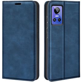 Mobigear Retro Slim Housse Realme GT Neo 3 Etui Porte-Monnaie - Bleu