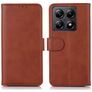 Mobigear Wallet Housse Xiaomi 14T Etui Porte-Monnaie - Marron