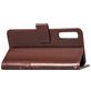 Mobigear Clover Housse Samsung Galaxy A7 (2018) Etui Porte-Monnaie - Marron