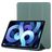 Mobigear Tri-Fold Gel Coque iPad Air 5 (2022) Etui en TPU,Similicuir - Vert