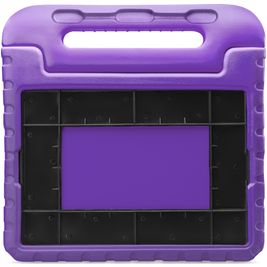 Xccess Kids Guard Coque iPad 8 (2020) Coque de tablette pour enfants avec Poignée Enfants en EVA - Violet