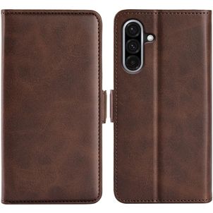 Mobigear Slim Magnet Housse Samsung Galaxy A36 Etui Porte-Monnaie - Marron