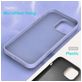 Mobigear Rubber Touch Coque iPhone 16 Pro Max Coque arrière en Silicone - Violet