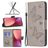 Mobigear Butterfly Housse Xiaomi 12 Etui Porte-Monnaie - Gris