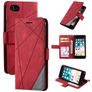 Mobigear Rhombus Housse iPhone 8 Etui Porte-Monnaie - Rouge