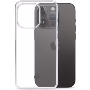 Mobilize Gelly Coque Transparente iPhone 14 Pro Coque arrière en TPU Souple - Transparent