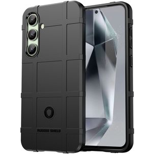 Mobigear Rugged Shield Coque Samsung Galaxy S24 FE Coque arrière en TPU Souple Anti-Chocs - Noir