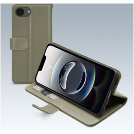 Mobilize Premium Gelly Housse iPhone 16e Etui Porte-Monnaie - Vert