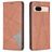 Mobigear Rhombus Slim Housse Google Pixel 8a Etui - Marron