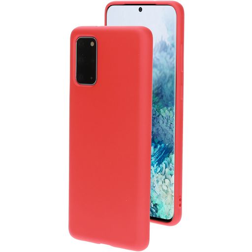 Mobiparts Coque Samsung Galaxy S20 Plus Coque arrière en Silicone - Scarlet Red