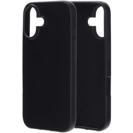 Mobiparts Classic Coque iPhone 16 Coque arrière en TPU Souple - Noir