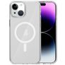Mobigear Crystal Coque Transparente iPhone 15 Plus MagSafe Coque arrière Rigide - Transparent