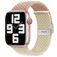 Mobigear Braided Dual Bracelet Nylon Apple Watch Fermeture à pince - 49/46/45/44 mm - Rose / Lumière stellaire