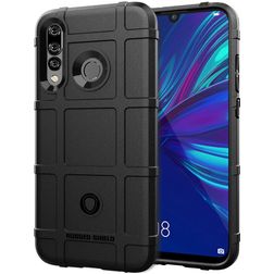 Mobigear Rugged Shield Coque Huawei P Smart Plus (2019) Coque arrière en TPU Souple Anti-Chocs - Noir
