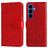 Mobigear Sunflower Housse Samsung Galaxy S26 Etui Porte-Monnaie - Rouge