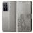 Mobigear Clover Housse Vivo Y76 Etui Porte-Monnaie - Gris