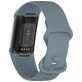 Mobigear Sport Dual Bracelet Silicone Fitbit Charge 5 Fermeture à clou et passant - Spring Purple