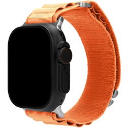 Mobilize Alpine Bracelet Nylon Apple Watch Fermeture boucle ardillon - 42/41/40/38 mm - Orange