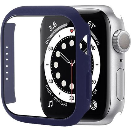 Mobigear Colors Coque rigide pour Apple Watch - 45 mm - Bleu foncé