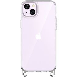 Mobigear Bungy Coque iPhone 14 Plus Coque arrière Rigide - Argent