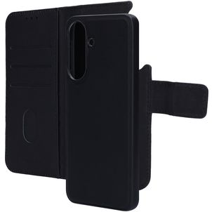 Mobiparts Housse Samsung Galaxy A57 Etui avec Coque Détachable en Cuir Véritable Porte-Monnaie - Noir
