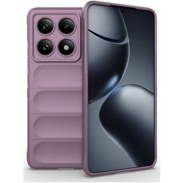 Mobigear Bumpy Coque Xiaomi 14T Pro Coque arrière en TPU Souple - Violet