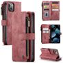 Caseme C30 Housse iPhone 13 Etui Porte-Monnaie - Rouge