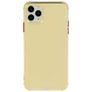 Mobigear Cushion Coque iPhone 12 Pro Max Coque arrière en TPU Souple Anti-Chocs - Or