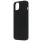 Mobiparts Coque iPhone 14 Plus MagSafe Coque arrière en Silicone - Noir