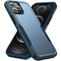 Mobigear Heavy Armor iPhone 14 Pro Max Plastique rigide Coque arrière Antichoc - Bleu