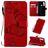 Mobigear Butterfly Housse Xiaomi Redmi Note 8T Etui Porte-Monnaie - Rouge