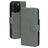 Mobiparts Classic Wallet MagSafe iPhone 16 Pro Étui Portefeuille - Stone Green